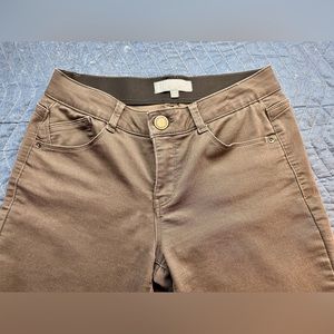 Wit & Wisdom Women's Size 8P Brown Chino 5 Pocket Ankle Pants